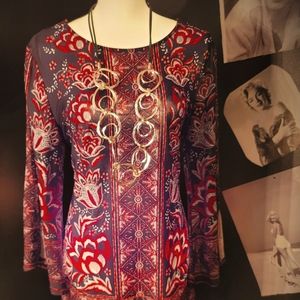 New Directions Bell Sleeve Tunic